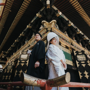 挙式会場の「祈祷殿」は重要文化財に認定されています。|日光東照宮(世界文化遺産)の写真(37035246)