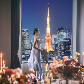 【少人数W*】東京タワーを一望できる会場貸切&ホテル美食体験付き