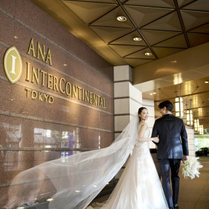 晴れの日に相応しい華やかなロケーション|ANAインターコンチネンタルホテル東京の写真(51402592)