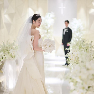 午前中満席御礼※ANA花嫁人気No1*輝くチャペル&憧れドレス見学