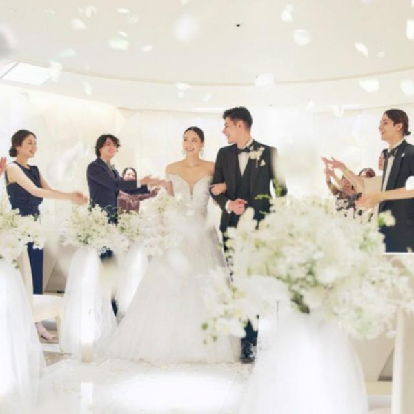 ブライダルフェア開催中◇当日さながらの模擬挙式で、 ゲストからの見え方もチェックできる