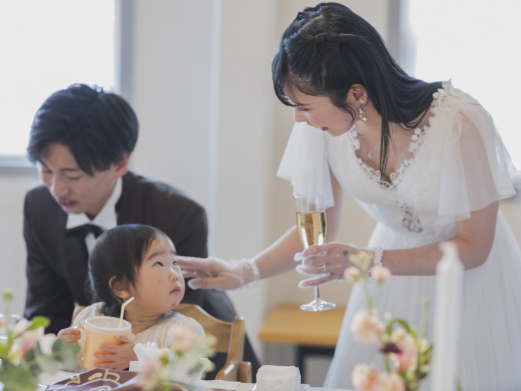 SALLY TABLEで、家族みんなが笑顔になるウェディング