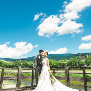 鴨川のせせらぎと東山の雄大さを感じながら、寛ぎに満ちた大人のウェディングを。|ザ オーク ガーデン/別邸 木屋の写真(20319842)