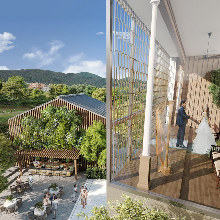 鴨川沿い、雄大な東山を望む京リゾート。1棟貸切の贅沢なこの場所で、忘れられない一日を。