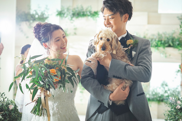 【愛犬と一緒に結婚式】お手伝いしています！大切な家族の一員と挙式+披露宴♪詳細はスタッフへ