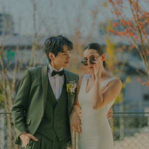 結婚式当日、お好きな箇所でお写真撮影もOK♪季節が彩る緑豊かな南フランス風スポットでナチュラル写真など...種類豊富な114か所のフォトスポットを存分にお楽しみください。|アンジェロコート東京 宇都宮の写真(36113268)