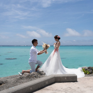 波音に包まれて永遠の愛を誓う|LOCAL BASE WEDDING（ローカル ベース ウエディング）の写真(22883734)