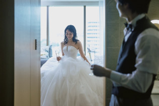 最初の笑顔とふたりの時間|ウェスティンホテル横浜の写真(54567382)