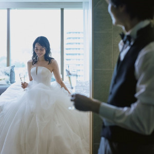 準備からゆっくりと過ごしてほしい。ホテルだからこそ味わえる優雅な時間。|ウェスティンホテル横浜の写真(53956484)