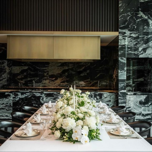 【Chef’s Table】オープンキッチン×眺望でゲストをおもてなし。ご家族の満足度が高い会場*