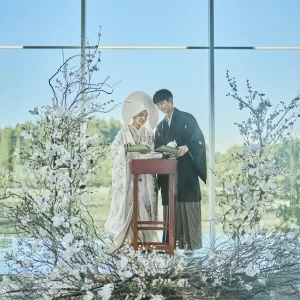 偕楽園では和装も映える前撮りもご提案★|The 迎賓館 偕楽園 別邸の写真(37255964)
