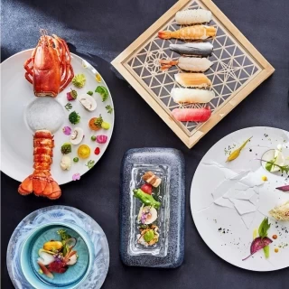 木曜☆常陸牛&県産の伊勢海老の極上コースを味わう庭園美食会