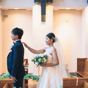 チャペルでファーストミートも行えます|夢婚 ふたりの夢をリーズナブルに叶える結婚式の写真(41355727)