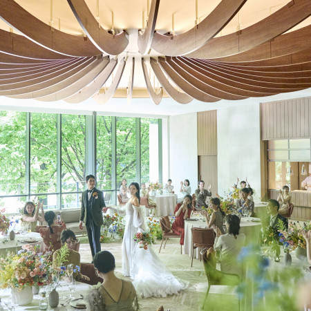 披露宴会場｜パークビューサウス ●収容人数／着席 30名～160名 、立食 ～200名