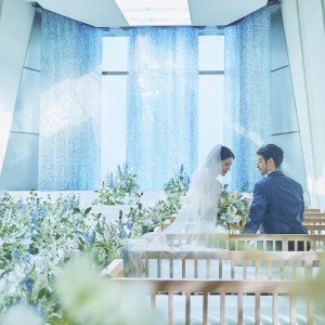 チャペル内のコーディネートもオリジナルでご提案が可能です!|ザ・リバーサイドテラス広島ツリーズスクエアの写真(52895819)