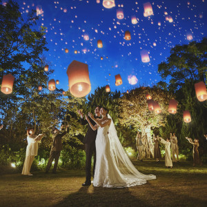 オシャレなナイトウエディングを叶えることも可能♪|ザ・リバーサイドテラス広島ツリーズスクエアの写真(52896393)