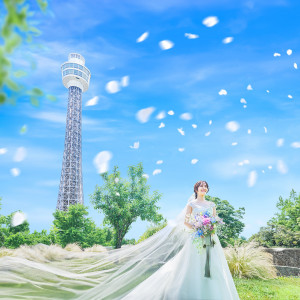 ふたりの歴史をスタートさせるにふさわしい場所となる|MARINE TOWER WEDDING（マリンタワー ウエディング）の写真(42044749)