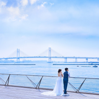 海をバックに横浜らしいフォトもおすすめ