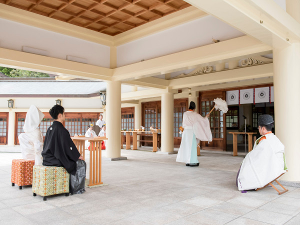 地元の提携神社で和婚