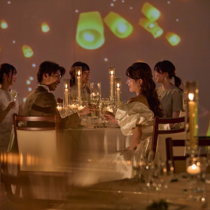 華やかで迫力ある映像×音の演出|LAZOR GARDEN SAPPOROの写真(54073214)