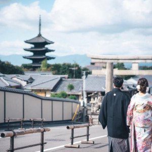 香川から行く「いにしえのみやこ」京都ウエディングフォト|中津万象園の写真(30382712)
