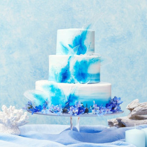ふたりのコンセプトに合わせたオーダーメイドのケーキ|AMANDAN BLUE青島（アマンダンブルー青島）の写真(23891091)