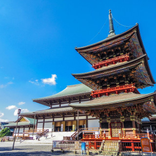 成田山新勝寺では、本尊の不動明王の前で契りを交わす厳かな伝統の「仏前結婚式」を執り行えます