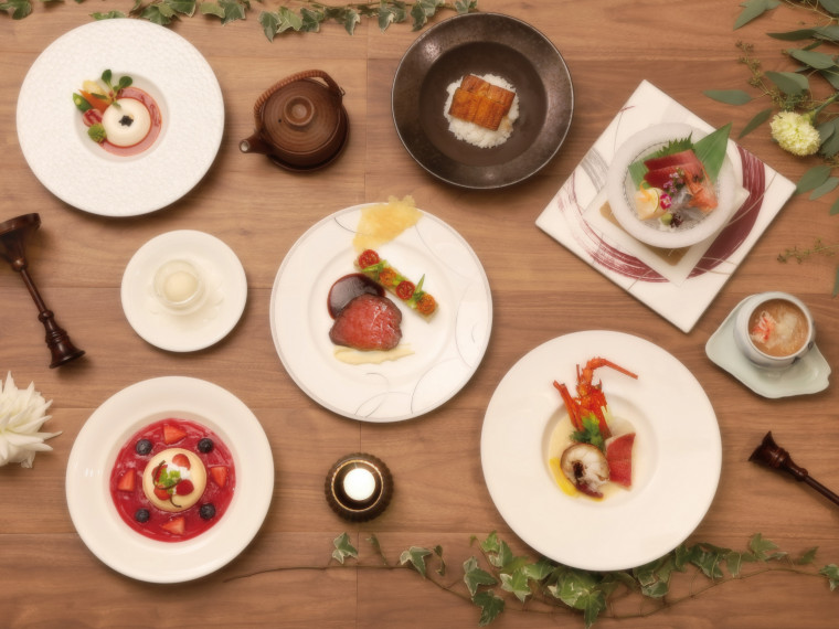 和食・フレンチ・中華がコラボ、おいしさと心温まるサービスを。