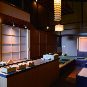 茶師厳選の揖斐茶を振る舞う茶房。ほっと一息つける空間です。|長良川清流ホテルの写真(25133631)