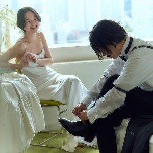 ウェディングドレスは専属のスタイリストがご案内しながら選ぶので、満足度の高い1着が見つかるはず。|CEDAR THE CHOP HOUSE & BAR(セダー ザ チョップハウスアンドバー)の写真(43790704)