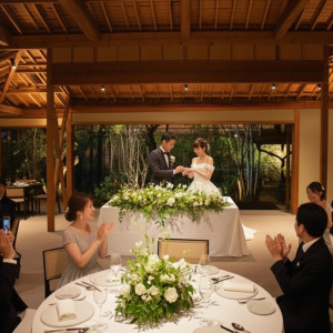 Watahanでは宴内人前式を執り行うことができます|イノベーティブ・フレンチ ワタハン by Furuyu Onsen ONCRIの写真(56309582)