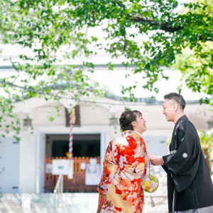 和装での前撮りはロケ撮影も可能♪|Wedding Space Lover’s Mahalo（ラバーズ マハロ）の写真(34575978)