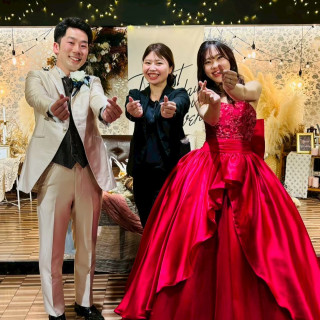 式後はおふたりと一緒に涙をながしたり、お下見から作り上げたからこそ生まれる絆があります♪