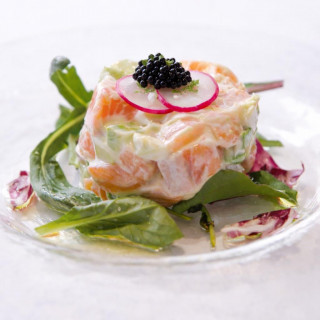 ~Appetizer~【サーモンとアボカドのタルタル キャビアの輝き】