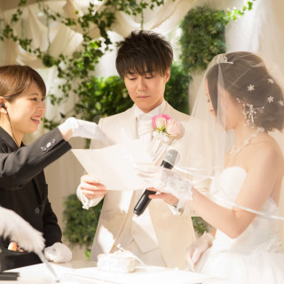 結婚式当日はリハーサルから緊張される方がほとんど!おふたりに一番近い存在でサポート