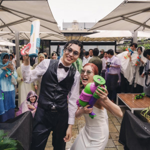 【屋上テラス】雨でもたのしんじゃう！|GRIGLIA Pagina（グリリアパージナ）の写真(56674174)