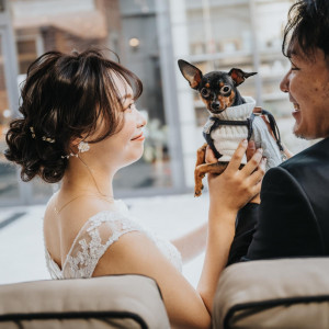 ワンちゃんと一緒にウェディングも叶う|GRIGLIA Pagina（グリリアパージナ）の写真(56676326)