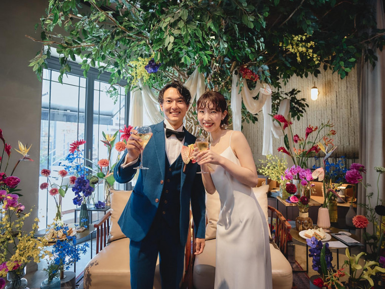 専属のドレスコーディネイターがデザインや予算に併せてご案内