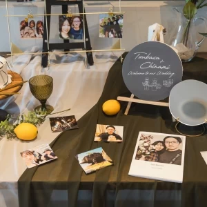 お二人らしく自由に飾っていただけるウェルカムスペース|Apartment2c weddingの写真(49051020)