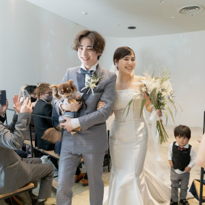 ペットとの結婚式も可能♪大切なペットとの演出もご案内いたします！|Apartment2c weddingの写真(30669051)