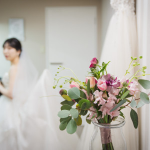 春らしさにこだわったチューリップが入ったウェディングブーケ♪|Apartment2c weddingの写真(39426708)