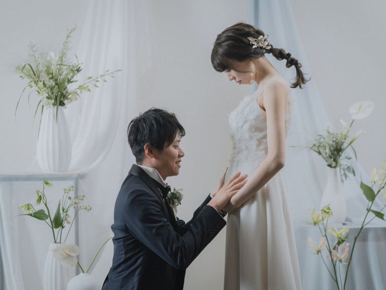 マタニティでも安心◎最短1ヶ月半で結婚式が叶います♪