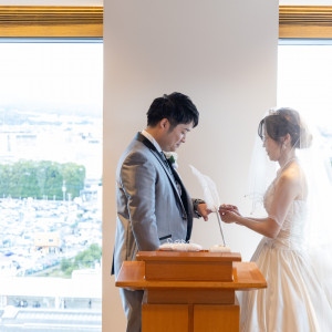 人前式も叶う|富士山三島 東急ホテル Privateroom Weddingの写真(36913507)