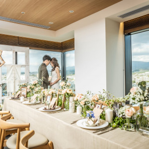 ホテル高層階から望める美しい眺望|富士山三島 東急ホテル Privateroom Weddingの写真(26397553)