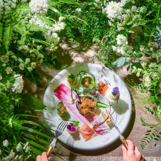 \1/25限定★15品VIP美食会/自然×都市の高台絶景*森チャペル