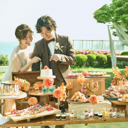 ガーデンではデザートビュッフェやBBQもOK！