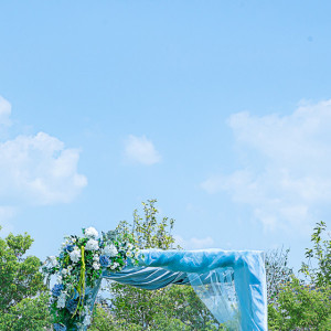 【屋外挙式会場】ガーデンチャペル|シェラトン鹿児島の写真(34513639)