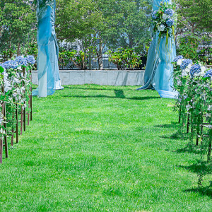 【屋外挙式会場】ガーデンチャペル|シェラトン鹿児島の写真(34513643)