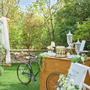 披露宴会場直結のガーデン|サントフェリーチェの写真(56636522)