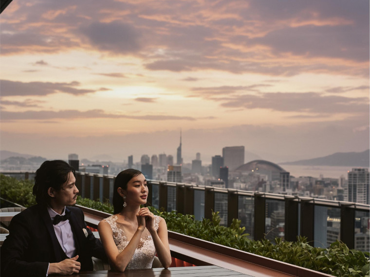 博多湾を一望する、唯一無二の絶景